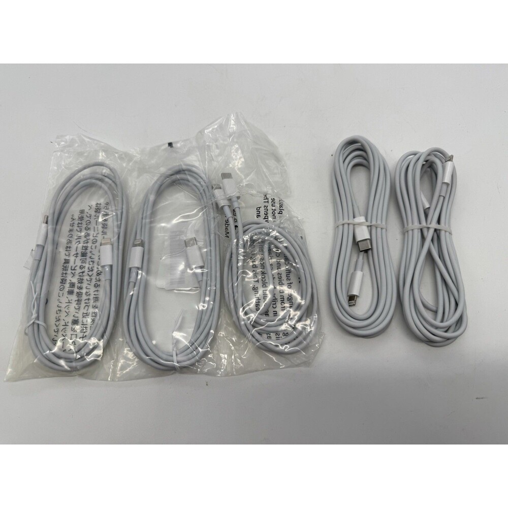 USB C to Lightning Cable 5 Pack 6FT MFi Certified Iphone Fast Charger Cable USB